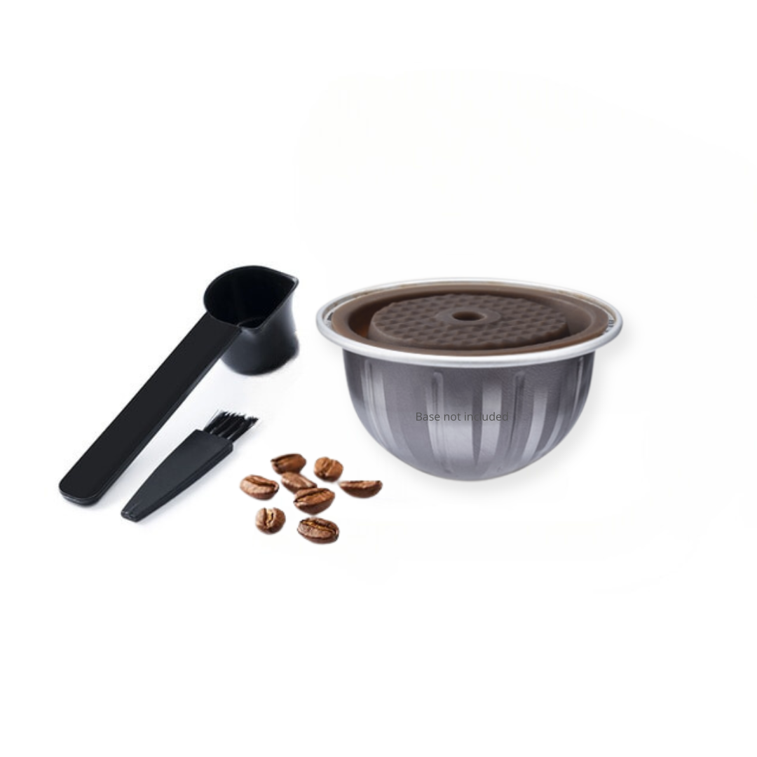 For use only with Nespresso Vertuo Next Vertuoline Reusable Stainless Steel  Capsule Refillable Coffee Filter with